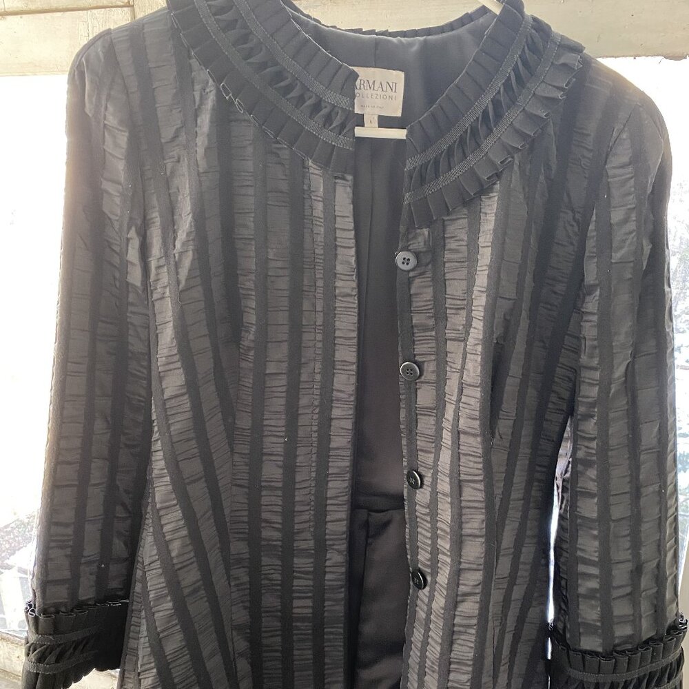 Armani Collezioni black jacket blazer